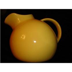 Yellow Franciscan  Tilt Ball Pitcher with Ice #2066789