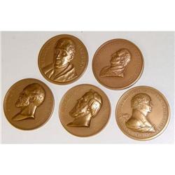 President Bronze Medal Garfield Harrison Buren #2066898