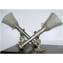 Art Deco wall sconces with original shades #2066918