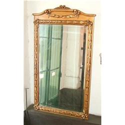 French Mirror  beveled crystal gilt #2066926