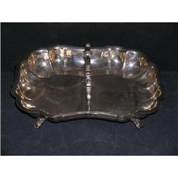 Divided vegetable serving dish Silverplate #2066996