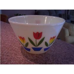 Fire King Tulip Splash Bowl #2067011
