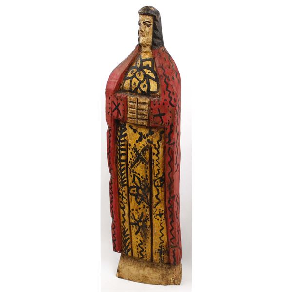 Vintage Hand Carved Wood Santo