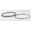Image 1 : 2 Navajo Sterling Bangle Bracelets