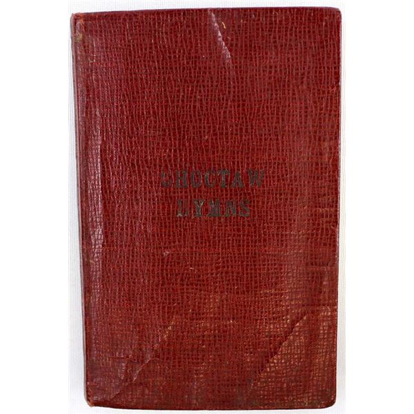 Antique 1800 9th Edition Choctaw Hymn Book
