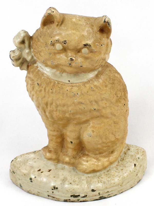 Antique Hubley Cast Iron Cat Doorstop 37