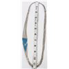 Image 10 : Navajo Liquid Silver & Turquoise Bead Necklace
