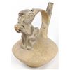 Image 1 : PreColumbian Pottery Monkey Whistling Vessel