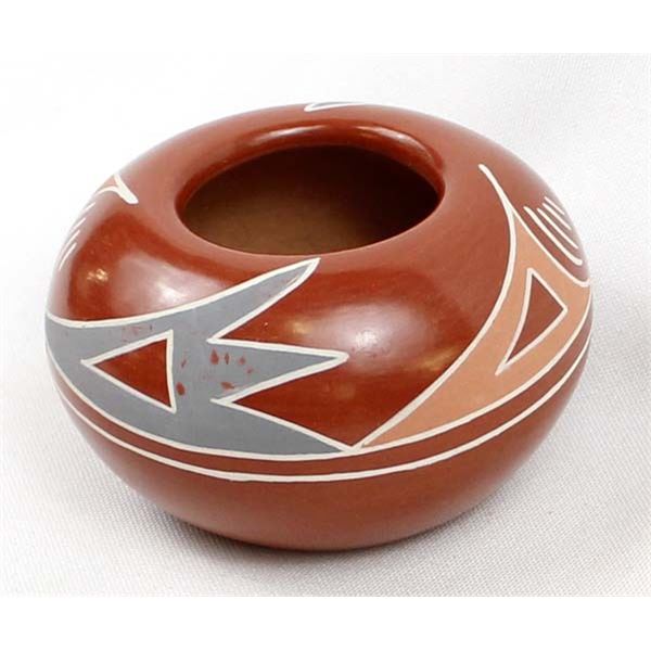 Vintage Santa Clara Pottery Bowl by Anita Suazo