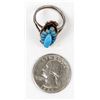 Image 8 : Navajo Sterling Turquoise Ring, Size 7.75