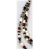Image 3 : Ethnic 3 Strand Pendant Necklace