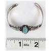 Image 10 : Navajo Route 66 Sterling Turquoise Cuff Bracelet