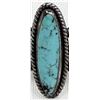 Image 3 : Navajo Route 66 Sterling Turquoise Cuff Bracelet