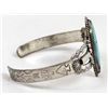 Image 8 : Navajo Route 66 Sterling Turquoise Cuff Bracelet