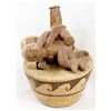 Image 1 : PreColumbian Moche' Erotic Stirrup Pot Replica