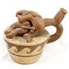 Image 4 : PreColumbian Moche' Erotic Stirrup Pot Replica