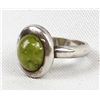 Image 1 : Sterling & Peridot Ring, Size 9