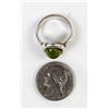 Image 8 : Sterling & Peridot Ring, Size 9