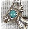 Image 3 : Navajo Sterling Turquoise Goat Pin