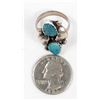 Image 9 : Zuni Sterling Turquoise Ring by C & D Simplicio