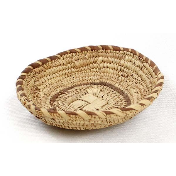 Vintage African Coiled Basket