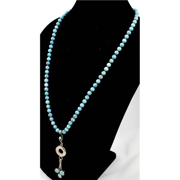 Artisan Crafted Turquoise Pendant Necklace