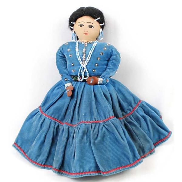 Large Native American Navajo Traditional Doll
