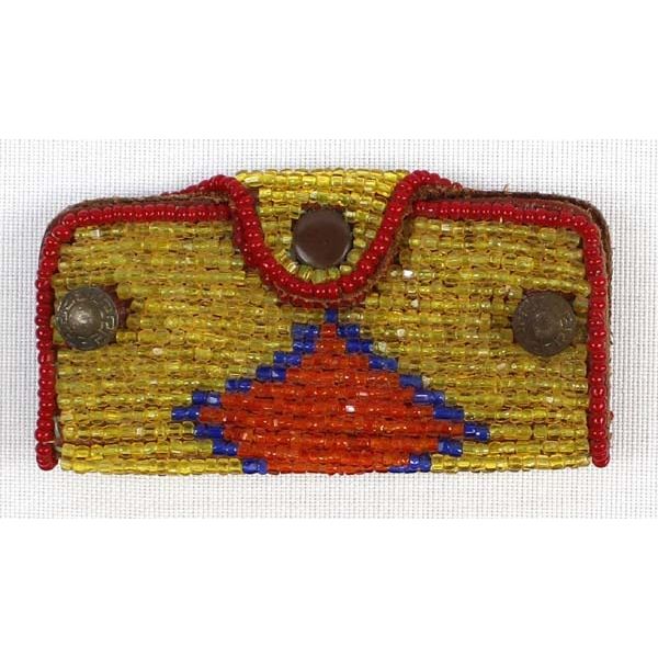 Vintage Native American Beaded Key Holder