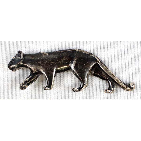 Vintage Sterling Panther Pin