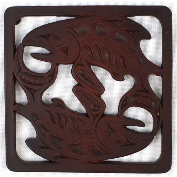 Northwest Coast Salmon Plaque