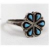 Image 4 : Navajo Sterling Turquoise Ring, Size 8.5