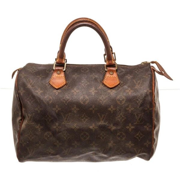 Louis Vuitton Brown Speedy 30cm Satchel Bag