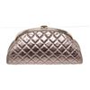 Image 1 : Chanel Silver Patent Timeless Clutch