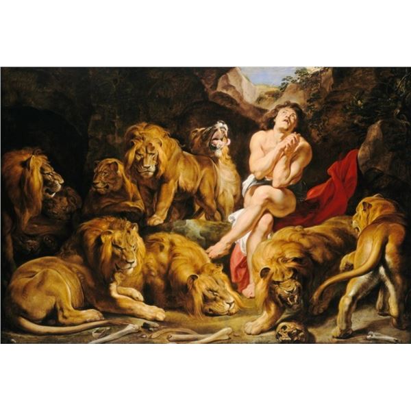 Sir Peter Paul Rubens - Daniel in the Lions Den