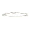 Image 1 : 2.85 ctw Round Brilliant Cut Diamond Tennis Bracelet - 14KT White Gold