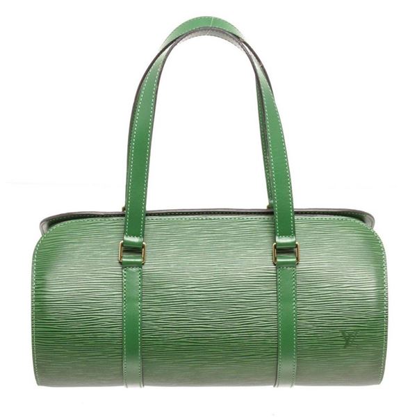 Louis Vuitton Green Soufflot Shoulder Bag