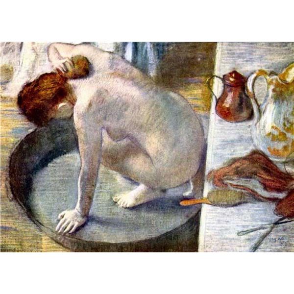 Edgar Degas - Woman Washing In The Tub