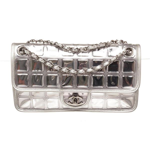 Chanel Sliver Ice Cube Flap Shoulder Bag