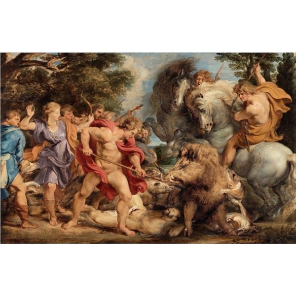 Sir Peter Paul Rubens - The Calydonian Boar Hunt