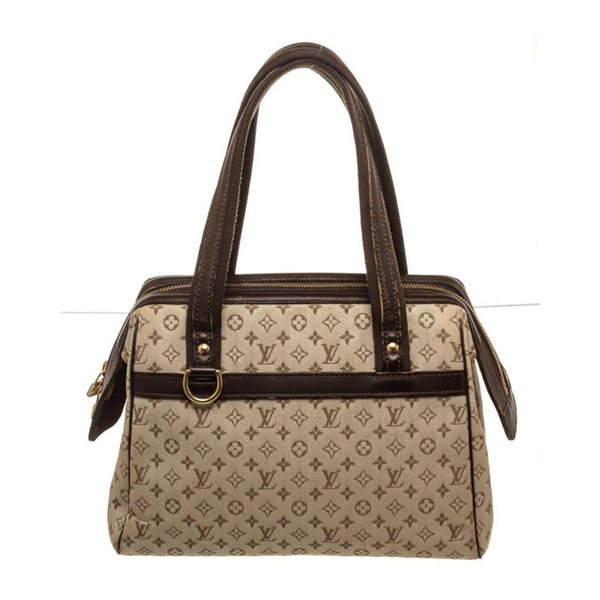 Louis Vuitton Brown Leather Josephine Shoulder Bag