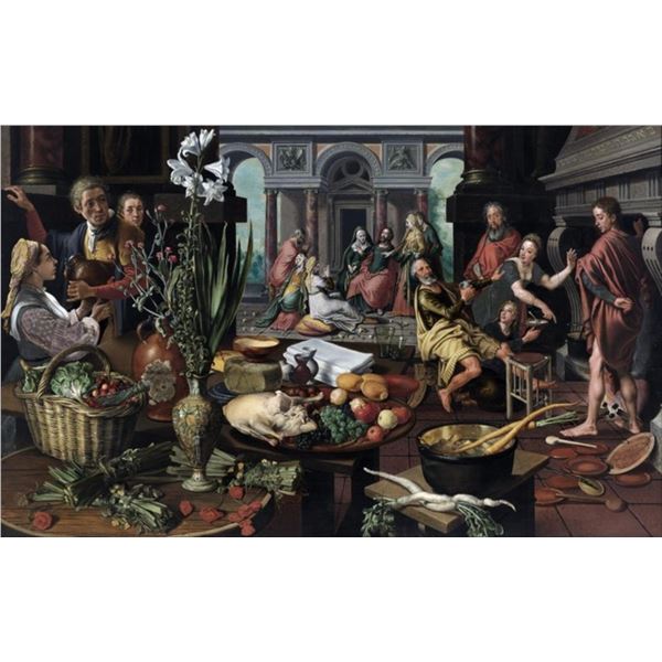 Pieter Aertsen - Christ in the House of Martha and Mary