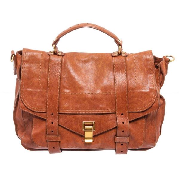 Proenza Brown Leather Schouler Messanger Bag