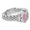 Image 9 : Rolex Ladies Stainless Steel Red Diamond Lugs & Sapphire Datejust Wristwatch