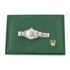 Image 9 : Rolex Ladies Stainless Steel 26MM Green Vignette Diamond Oyster Perpetual Dateju