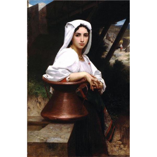 William Bouguereau - Italian Girl Drawing Water