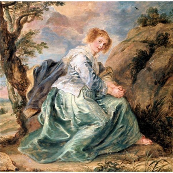 Sir Peter Paul Rubens - Hagar in the Desert