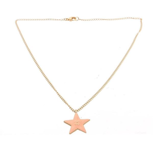 Chanel Gold Star Necklace