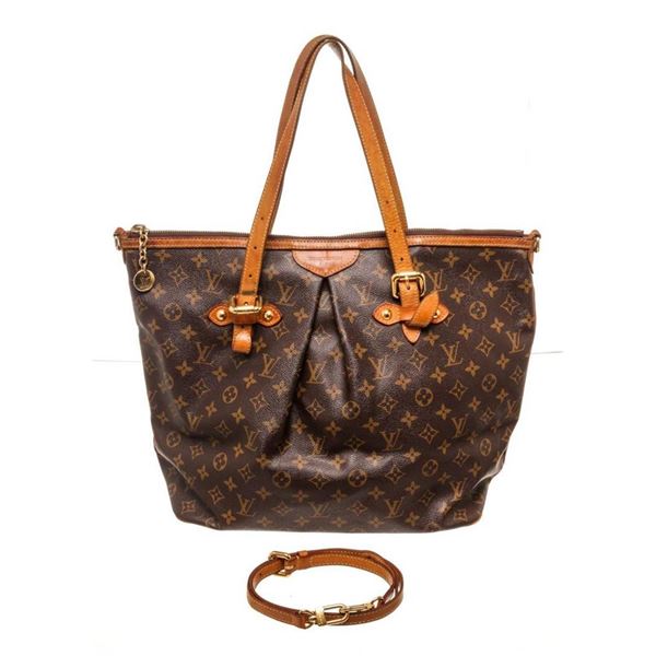 Louis Vuitton Brown Palermo GM Totes Bag