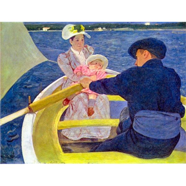 Mary Cassatt - The Boat Travel