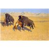 Image 1 : Frederic Sackrider Remington  - Indians Simulating Buffalo